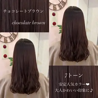 ロング カラー 韓国ヘア🧸髪質改善 🧸きくちみさきのヘアスタイル