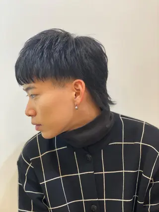 ショート sunc所属・梅田l大人韓国ヘア レイヤー×艶カラーのヘアスタイル