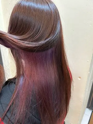 セミロング 高津 千慧のヘアスタイル