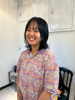 ショート パーマ Yui. ハイトーン/パーマ/のヘアスタイル