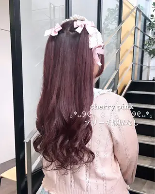 ロング カラー 💗ガーリーヘア🎀 saki💗のヘアスタイル