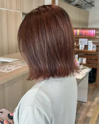 ミディアム カラー 岩崎 太陽のヘアスタイル