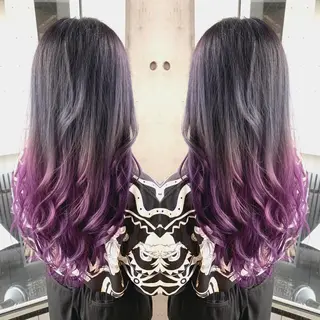 セミロング カラー パーマ ヘアアレンジ Merci メルシー 福岡、今泉のヘアスタイル