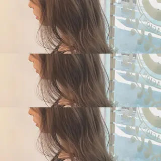 セミロング ＨＩ ROのヘアスタイル