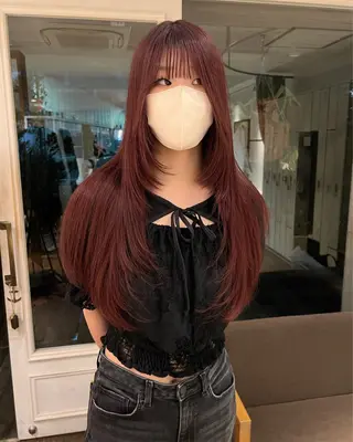 ロング カラー KNACK 天王寺美容室のヘアスタイル