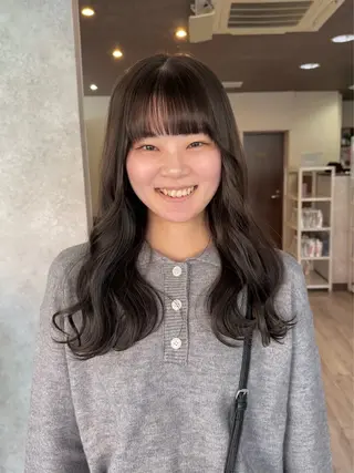 ロング カラー 高橋 みく/ minim 暖色のヘアスタイル