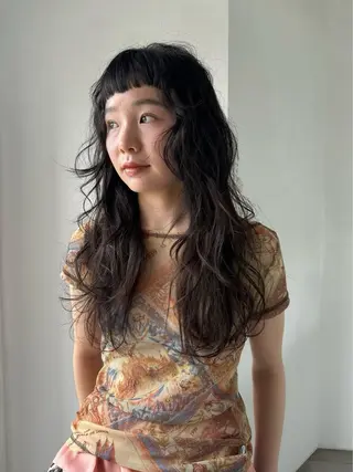 ロング ダブルカラー/ 艶カラー／こうきのヘアスタイル