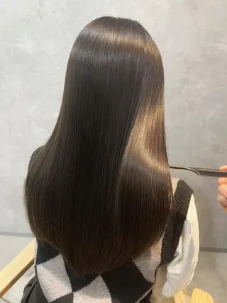ロング 中村 ひなたのヘアスタイル