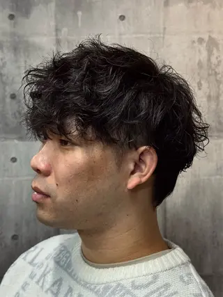 パーマ メンズ 心斎橋ハイトーン特化 midori🍀のヘアスタイル