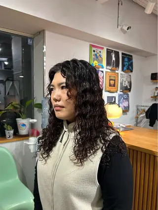 パーマ AOI✖️ BY MY SIDEのヘアスタイル