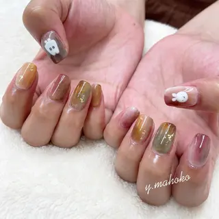 ネイル She nail studio 原宿所属・パラジェル有/ スカルプ/mahoのネイルデザイン
