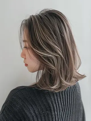 ミディアム カラー 🌟カラーの達人🌟 タマガキ　コウジのヘアスタイル