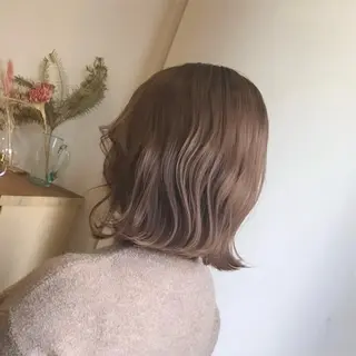 ミディアム カラー gigi  ヘアーワークス所属・gigi hideのヘアスタイル