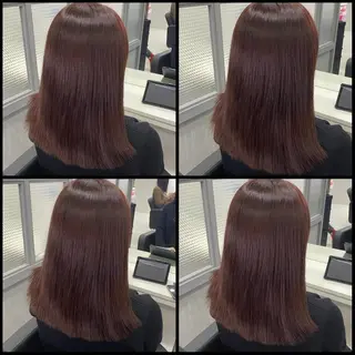 セミロング カラー 🖤韓国艶髪 RINA🖤のヘアスタイル