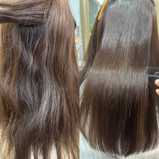 セミロング 髪質改善美容室bokuno3号店所属・前髪生えぐせ直し♡ お顔周りカット☆スガのヘアスタイル