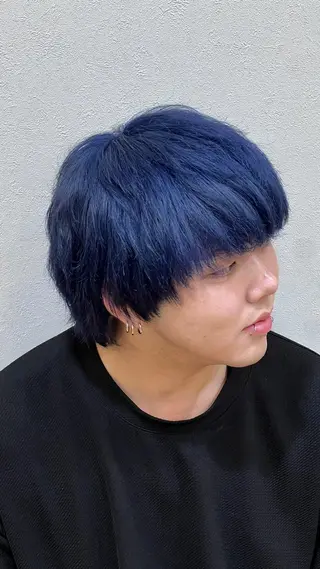 カラー メンズ 小田 暉のヘアスタイル