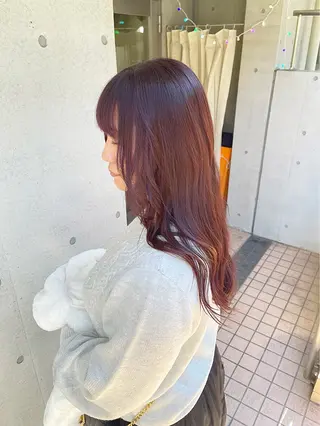セミロング カラー ViaLa Hair 🌈すずきたくむ✂︎のヘアスタイル
