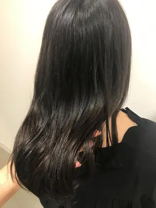 セミロング カラー 暖色カラー🍊 ボブ🌿顔周りcutのヘアスタイル