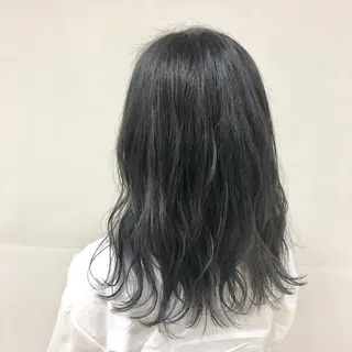 セミロング カラー ヘアアレンジ 【Sweep】おじま のぞみのヘアスタイル