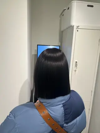 ミディアム カラー kei/透明感カラー /縮毛矯正/メンズのヘアスタイル