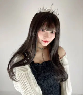 ロング 韓国ヘア 🎀中川綾乃🎀のヘアスタイル