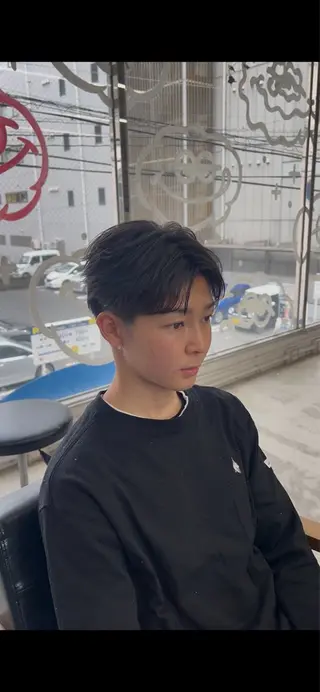 メンズ 白元 優真のヘアスタイル