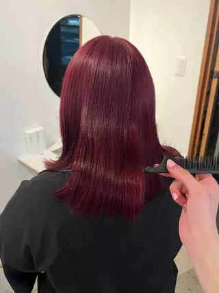 ミディアム KIJI所属・haruka /透明感カラーのヘアスタイル