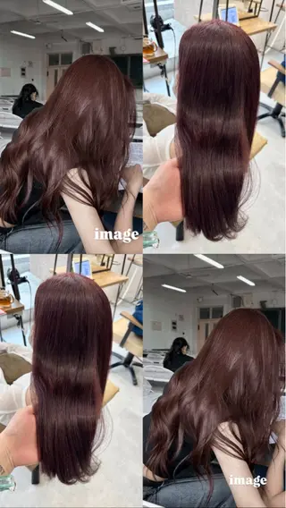 ロング カラー Ouka/Wカラー/ 大人艶カラーのヘアスタイル