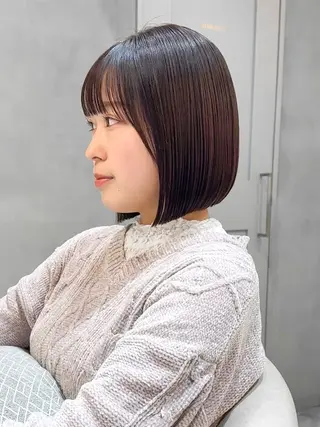 ミディアム 縮毛矯正/韓国ヘア /レイヤー🎀ミズキのヘアスタイル