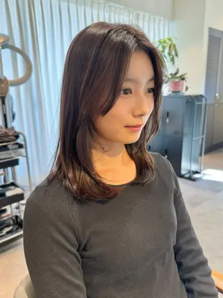 ロング カラー roka所属・ayaka♡ 柔らかカラーのヘアスタイル