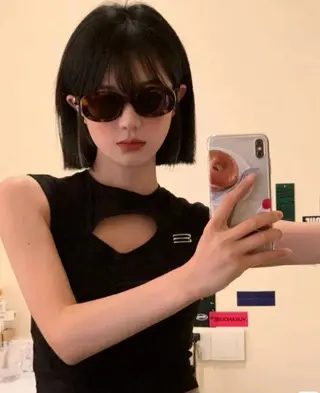 ショート カラー ヘアアレンジ ‎🤍韓国ボブ/ 縮毛矯正🪽‪ひかりのヘアスタイル