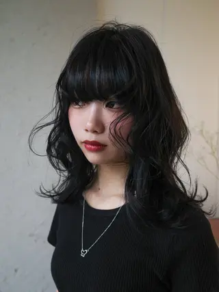 ミディアム tenn 栄店所属・mao/栄/tenn /暖色/ハイトーンのヘアスタイル