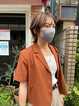 ショート カラー suvvy hairsalonのヘアスタイル