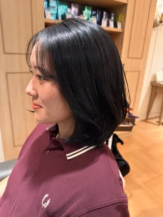 ミディアム コタロウ🐯 大通り　美容室のヘアスタイル