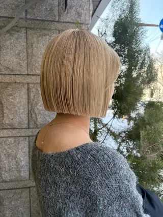 ミディアム norm.by aura所属・norm. ササキナツミのヘアスタイル