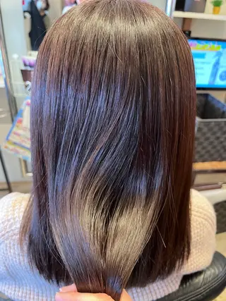 ロング 矢崎 身江子のヘアスタイル