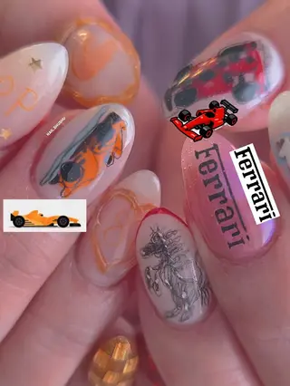 ネイル 3dパーツ/流行り 👧shushu❤️のネイルデザイン