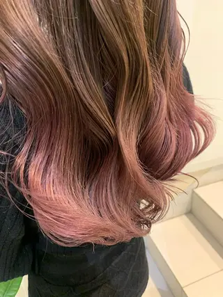 ロング カラー 透けるbrown カラー🎗♡yukaのヘアスタイル
