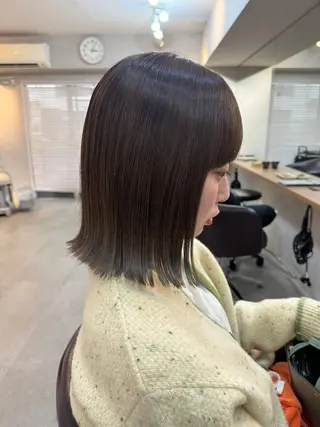 ミディアム トレンド透明感カラー ☘️大貫 昂涼🐹のヘアスタイル