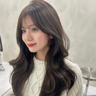 ロング 石山 洸平のヘアスタイル