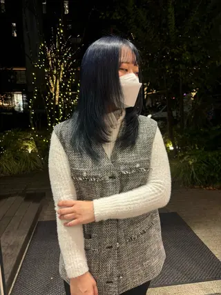 カラー げんば ななのヘアスタイル