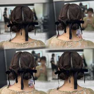 ロング ヘアアレンジ JPCY MIRIYAのヘアスタイル