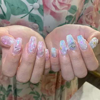 ネイル 0203ムニムサン 💙Harukaのネイルデザイン