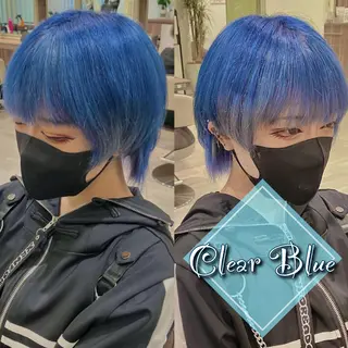 ショート カラー Re:st所属・Miyavi/カラー ショートボブのヘアスタイル