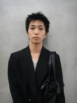 メンズ メンズカット パーマ[佐橋]のヘアスタイル