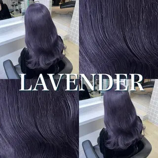 セミロング 寒色＆ブリーチ特化 寒色MiOのヘアスタイル