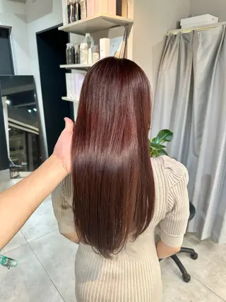 ロング カラー KURO/韓国ヘア /レイヤーカットのヘアスタイル