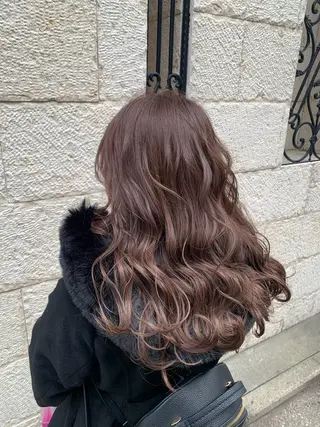 ロング カラー ＊ブリーチカラー＊ 🫧M🫧のヘアスタイル