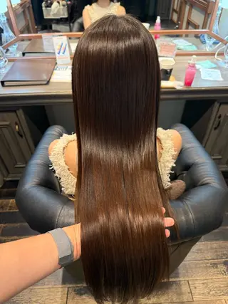 ロング パーマ 💖ERI💖/酸性 ストレートNo.1のヘアスタイル