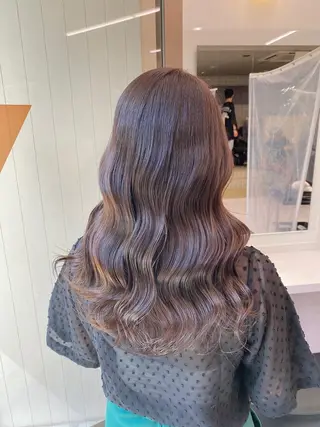 セミロング カラー レイヤー/韓国❣️ 髪質改善/亘紘輝のヘアスタイル